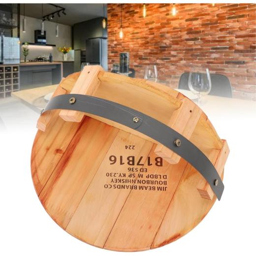 美国亚马逊热卖挂墙式现代木制酒水酒瓶展示台置物架 适合酒吧、家庭和餐厅使用 商品图2