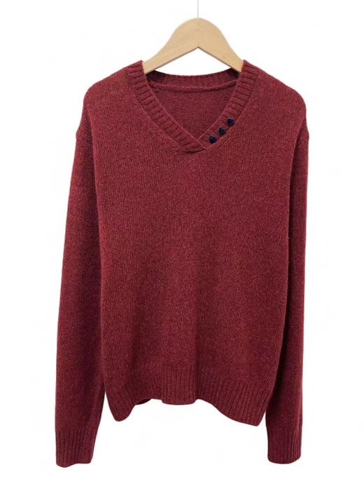 女王节抢购价-不支持退 【针织毛衣】三粒扣针织爱心针织毛衣-喜出 商品图1