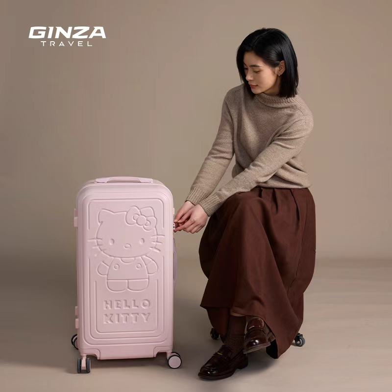 银座 x HelloKitty联名大容量3/7分Trunk拉链箱6730系列