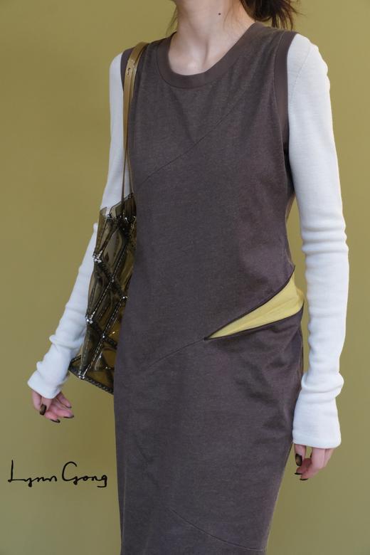 曲线插片连衣裙 商品图0