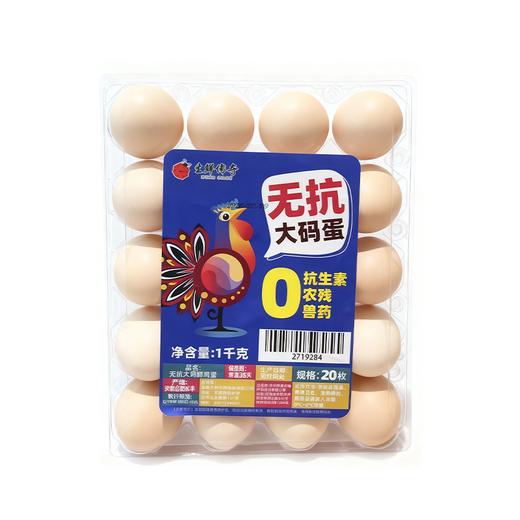 生鲜传奇无抗大码鲜鸡蛋20枚 商品图0