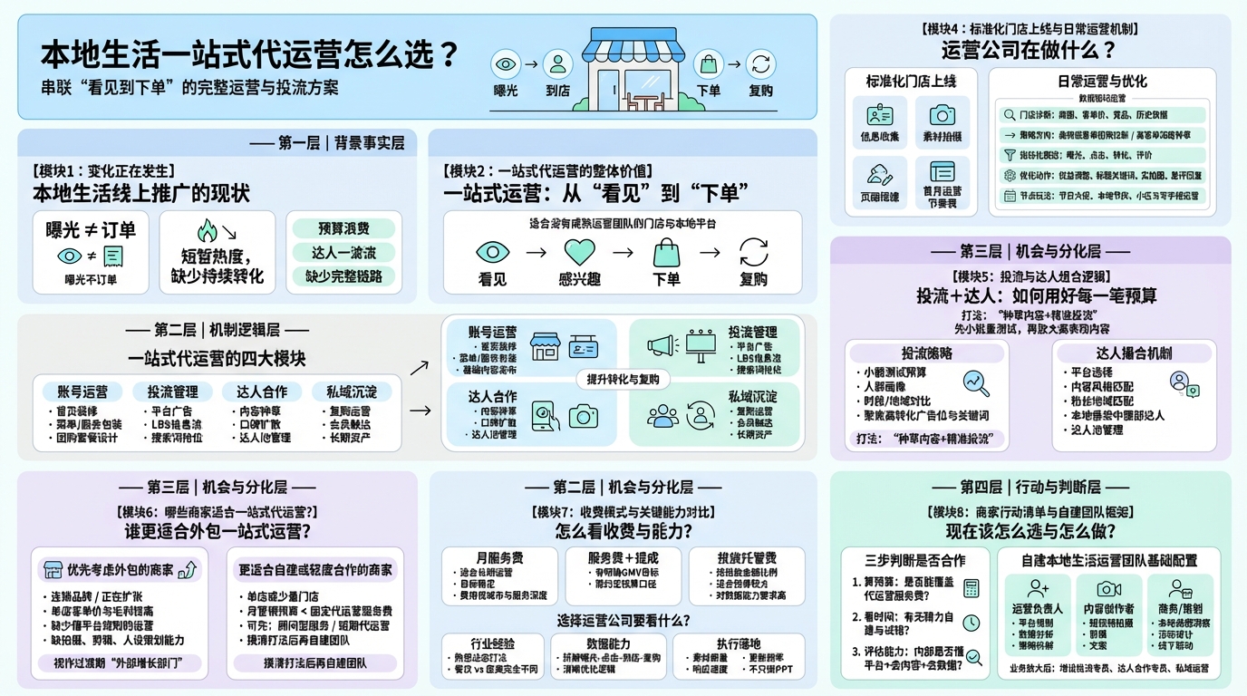 一、本地生活一站式代运营都包含哪些服务？