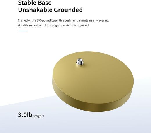 美国 AXX 金属台灯 24 英寸 含 LED 灯泡 高亮度1000 流明10 级调光 3 种色温模式 商品图8