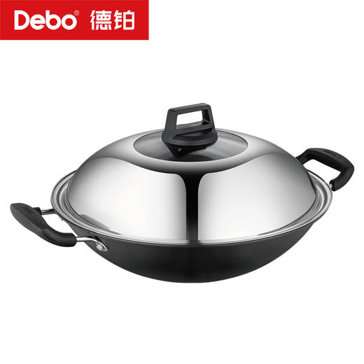 Debo德铂-法兰西炒锅 精铁0涂层（配锅盖） 商品图7