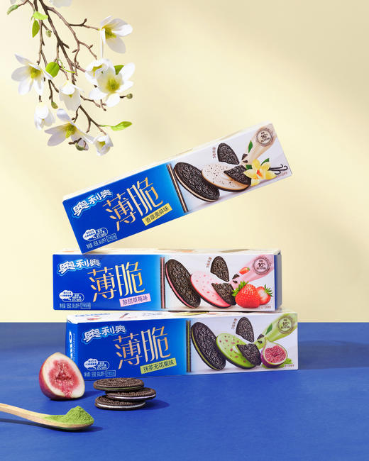 奥利奥薄脆香草奥碎味95G*3 商品图0