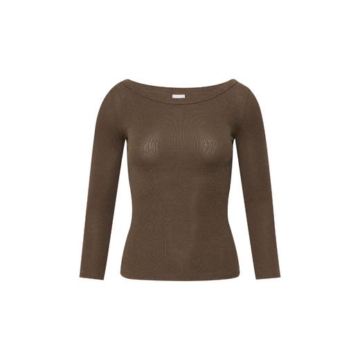 Oneup天丝亚麻修身七分袖T恤 商品图7