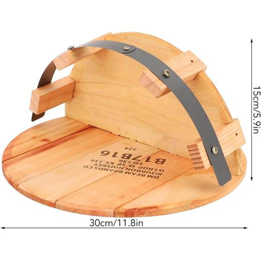 美国亚马逊热卖挂墙式现代木制酒水酒瓶展示台置物架 适合酒吧、家庭和餐厅使用 商品图6