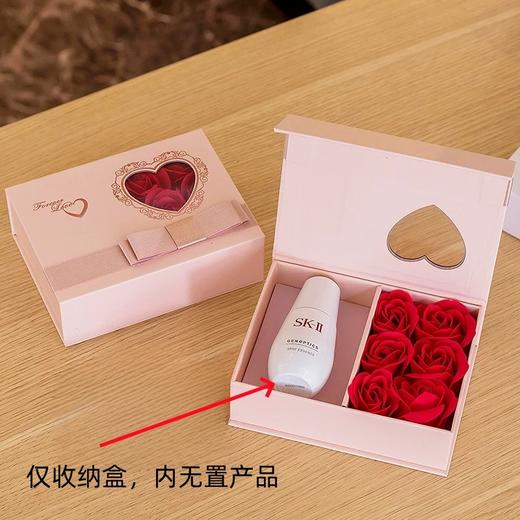轻奢玫瑰花首饰书型浪漫礼品盒 商品图3