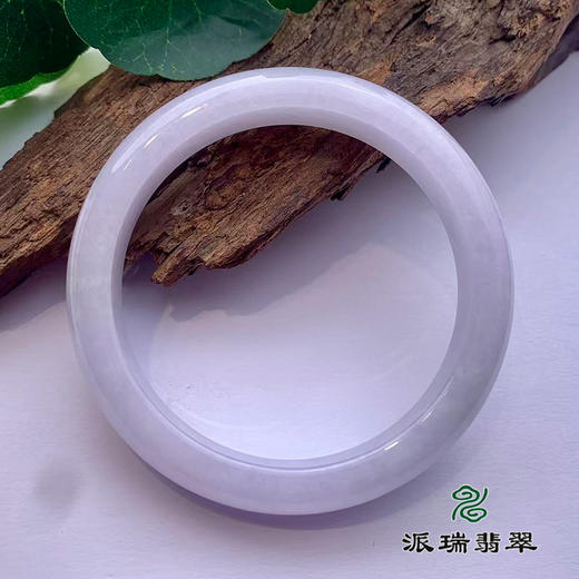 派瑞翡翠 翡翠手镯 糯种 紫色 商品图1