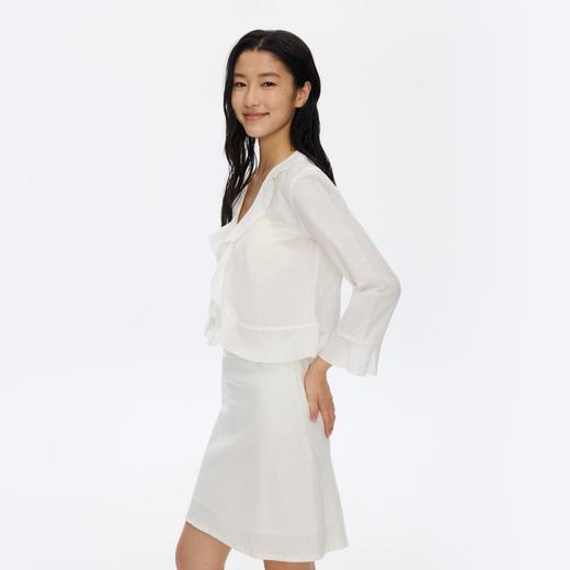 Oneup荷叶边系带衬衫 商品图2