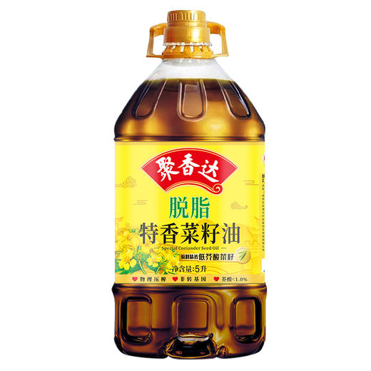 【严选】荆楚粮油 湖北襄阳元大非转基因聚香达脱脂特香菜籽油5L（厂家直发） 商品图1
