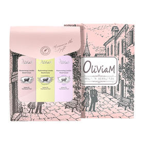 澳莉维亚南澳老街风绵羊油护手霜3件套（玫瑰70ml+熏衣草70ml+洋甘菊70ml）