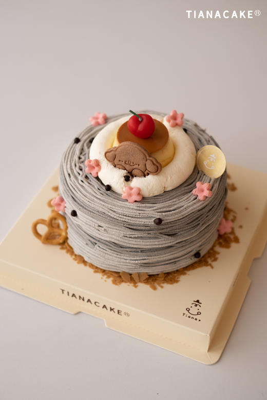 芝“马”驾到 【黑芝麻流心蛋糕】 商品图0