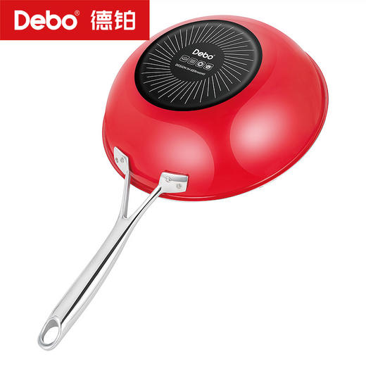Debo德铂-喜马拉雅陶钢珐琅系列奶锅 汤锅 炒锅 高颜珐琅 0氟0涂层（配锅盖） 商品图14