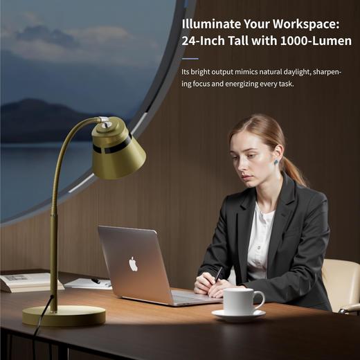 美国 AXX 金属台灯 24 英寸 含 LED 灯泡 高亮度1000 流明10 级调光 3 种色温模式 商品图0