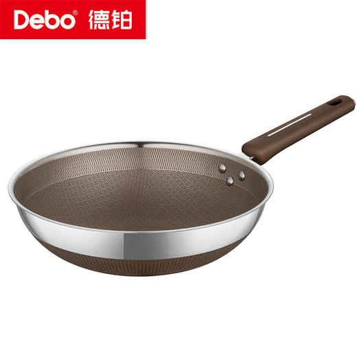 Debo德铂-德宁格拉齐奥乔治炒锅 健康有钛防粘耐磨（配玻璃锅盖） 商品图12