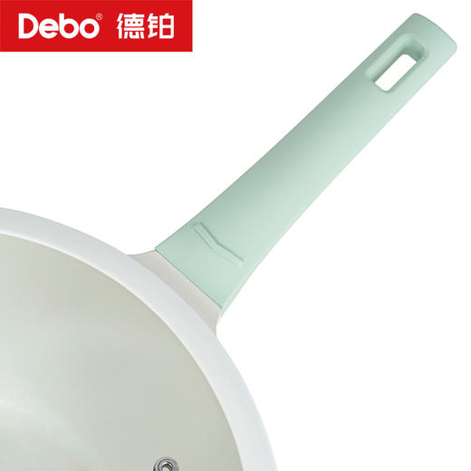 Debo德铂-罗莎妮奶锅 费利昂煎炒锅 卡姆洛炒锅 陶瓷0氟涂层 净享丝滑钛不粘（配玻璃锅盖） 商品图13
