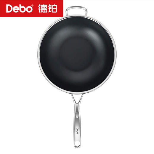 Debo德铂-喜马拉雅陶钢珐琅系列奶锅 汤锅 炒锅 高颜珐琅 0氟0涂层（配锅盖） 商品图12