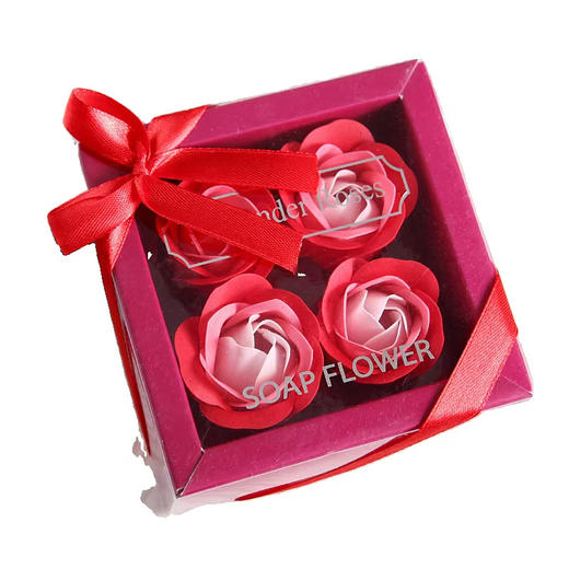 美国 玫瑰花香皂花礼盒 伴手礼赠品节日创意礼物 商品图0