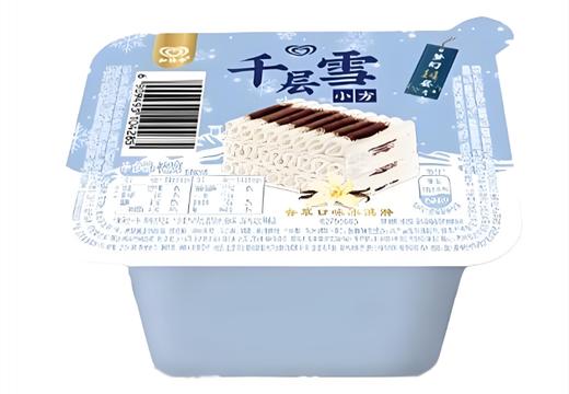 【秒杀价4.9元/盒】和路雪千层雪小方香草口味冰淇淋72G 商品图0