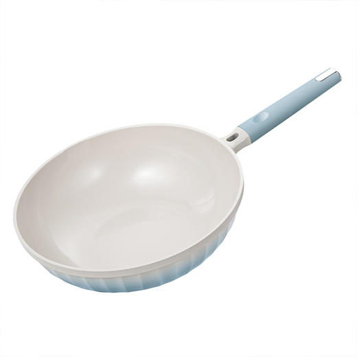 Debo德铂-埃菲尔炒锅 天然有“钛”不粘（配玻璃锅盖、硅胶铲） 商品图14