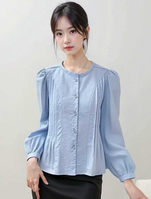 春季推荐2026→【自营】3698微压皱面料75%棉宽松上衣衬衫-喜出 商品图0