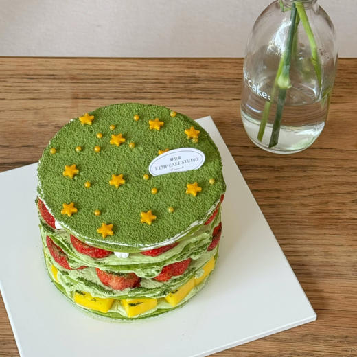 【新品】草莓芒果抹茶星星千层 商品图0
