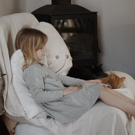 A basic brand 26ss新品 儿童罗纹卫衣长裤针织开衫 商品图4