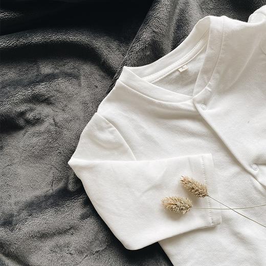 A basic brand 26ss新品 新生儿罗纹连体包屁衣胎帽围兜 商品图4