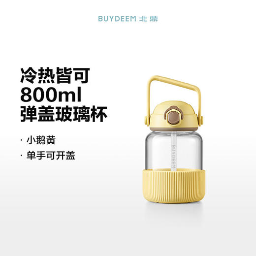 【专柜-北鼎】北鼎吸管吨吨杯耐高温大容量水杯高颜值杯子浅杉绿 1000ml 商品图6