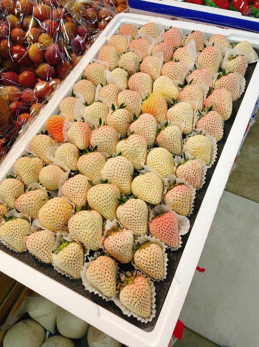 奶油白草莓一箱 商品图0