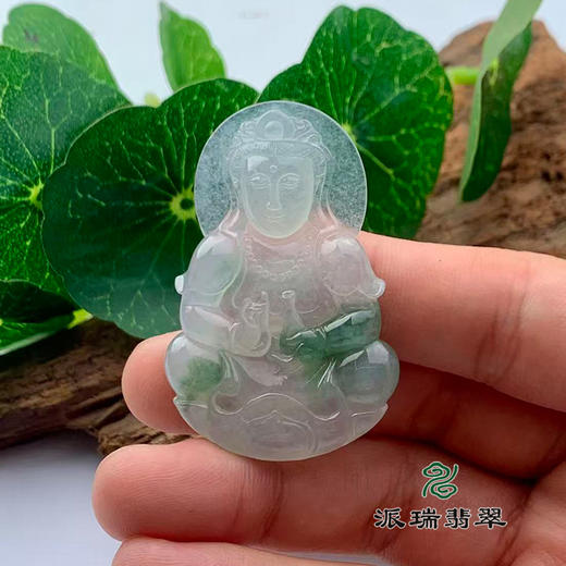 派瑞翡翠 翡翠观音 糯种 绿色 商品图1