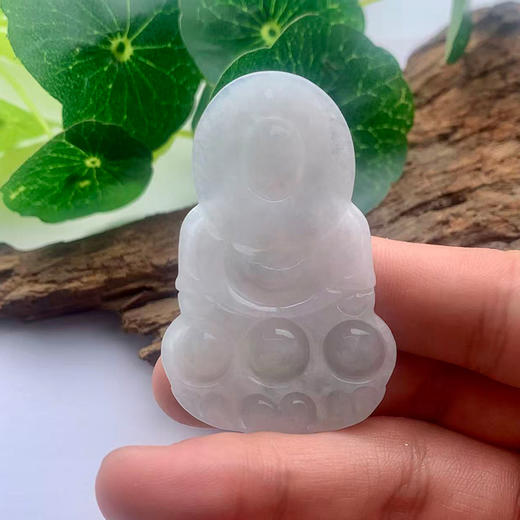 派瑞翡翠 翡翠观音 糯种 绿色 商品图2