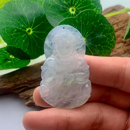 派瑞翡翠 翡翠观音 糯种 绿色 商品图1