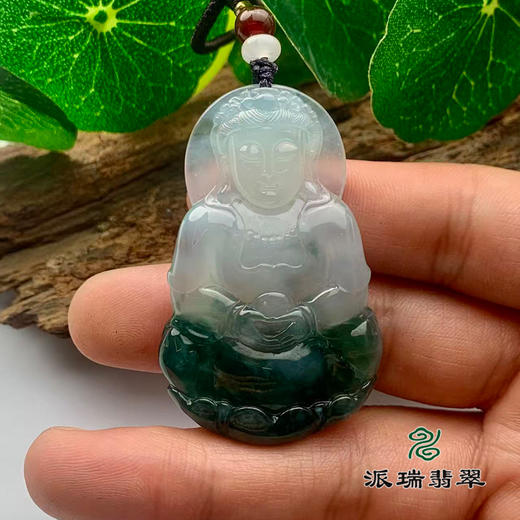 派瑞翡翠 翡翠观音 糯种飘花 商品图1