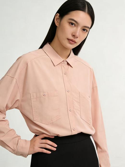 春季推荐2026→【自营】古泥品牌7500（粉） 棉➕再生纤维衬衫-喜出 商品图1