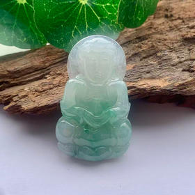 派瑞翡翠 翡翠观音 糯种 绿色