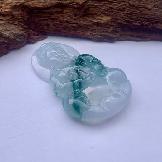 派瑞翡翠 翡翠观音 糯种 飘花 商品图3