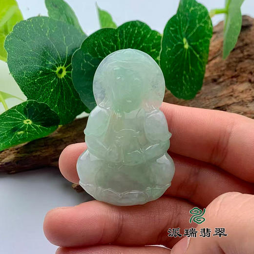 派瑞翡翠 翡翠观音 糯种 绿色 商品图1
