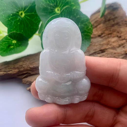 派瑞翡翠 翡翠观音 糯种 绿色 商品图1