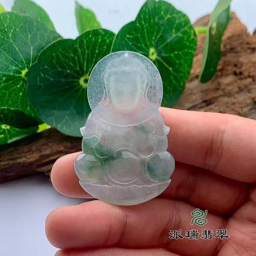 派瑞翡翠 翡翠观音 糯种 绿色 商品图2