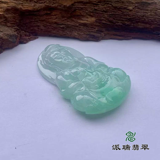 派瑞翡翠 翡翠观音 糯种 绿色 商品图3