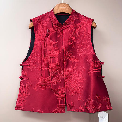 【特价不退换】【预售七天】良木礼国风马甲（2764） 商品图0