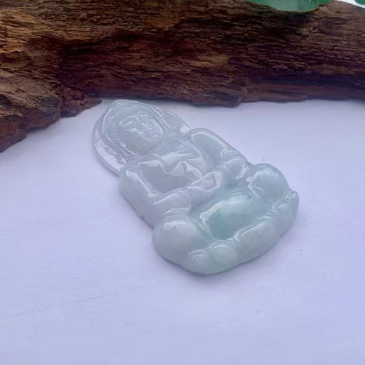 派瑞翡翠 翡翠观音 糯种 绿色 商品图3