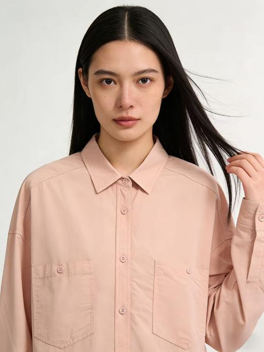 春季推荐2026→【自营】古泥品牌7500（粉） 棉➕再生纤维衬衫-喜出 商品图3