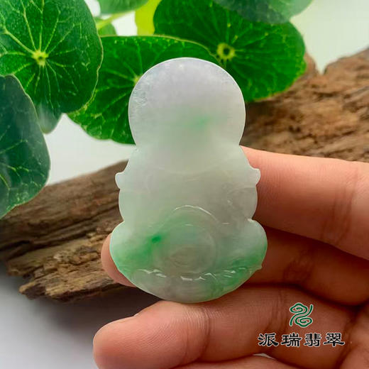 派瑞翡翠 翡翠观音 糯种 绿色 商品图2