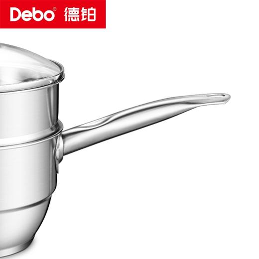 Debo德铂-卡贝尔多用锅1.6L 蒸炖煮一锅多用（配玻璃锅盖、蒸片、蒸格） 商品图9