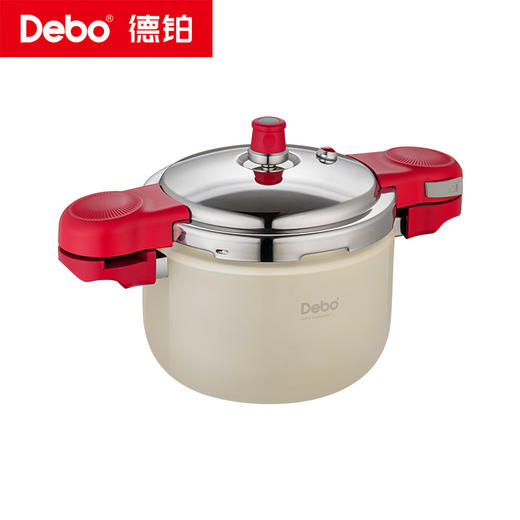 Debo德铂-汤普森高压锅4L 高压炖煮安全节能 商品图6