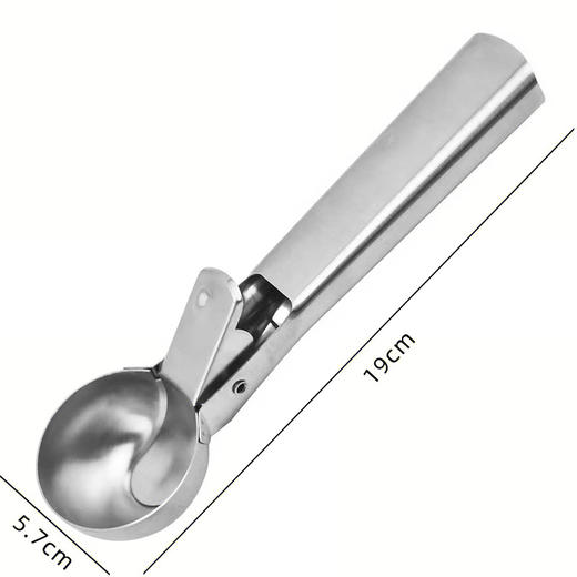 【1个装】美国 不锈钢雪糕勺子 冰淇淋水果挖球器 厨房工具 商品图4