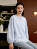 春季推荐2026→【自营】古泥品牌7868 100%棉泡泡袖圆领宽松衬衫-喜出 商品缩略图1